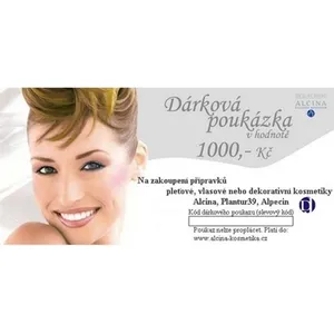 Dárková poukázka v hodnotě 1.000 Kč
