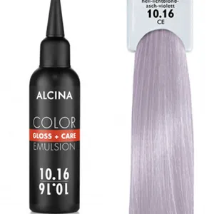 Alcina - Tónovací emulze - Color Gloss + Care Emulsion 10.16 Jasná blond - popelavá - fialová 100 ml