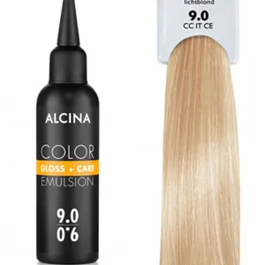 Alcina - Tónovací emulze - Color Gloss + Care Emulsion 9.0 Jasná blond 100 ml