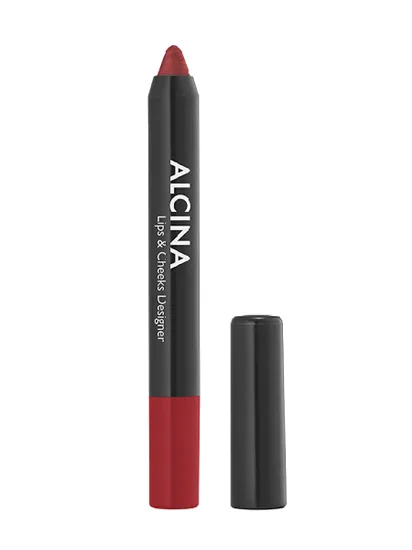 Alcina - Rtěnka a tvářenka v jednom - Lips & Cheeks Designer - red 1 ks