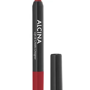 Alcina - Rtěnka a tvářenka v jednom - Lips & Cheeks Designer - red 1 ks