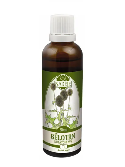 Naděje - Bělotrn kulatohlavý - tinktura z byliny T1 50 ml