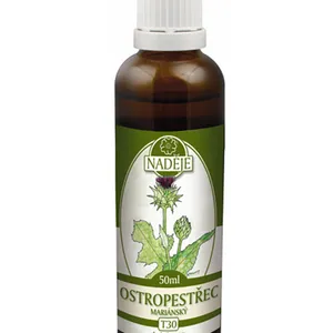Naděje - Ostropestřec mariánský - tinktura z byliny T30 50 ml
