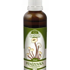 Naděje - Penízovka sametonohá - tinktura z rostliny T35 50 ml