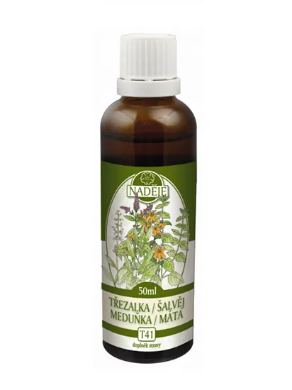 Naděje -Třezalka-šalvěj-máta-meduňka T41 50 ml