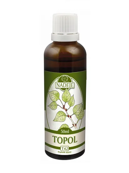 Naděje -Topol černý - tinktura z byliny T42 50 ml