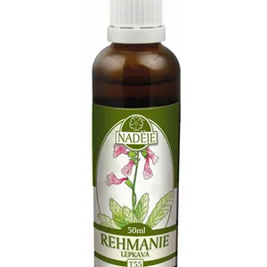 Naděje - Rehmanie lepkavá - tinktura z byliny T55 50 ml
