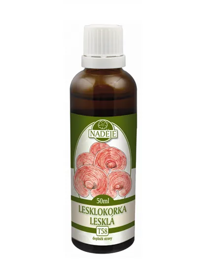 Naděje - Lesklokorka lesklá - tinktura z byliny T58 50 ml