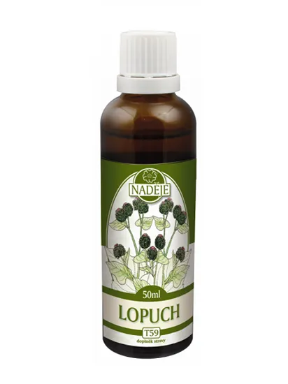 Naděje - Lopuch - tinktura z byliny T59 50 ml