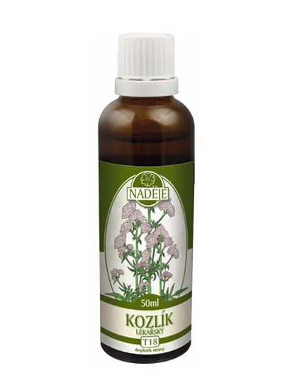 Naděje - Kozlík lékařský - tinktura z byliny T18 50 ml