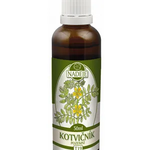 Naděje - Kotvičník pozemní - tinktura z byliny T19 50 ml