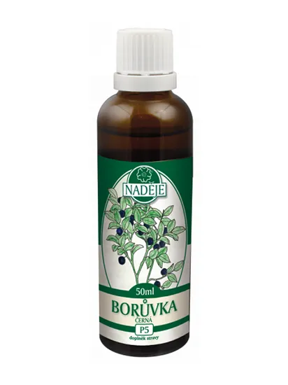 Naděje - Borůvka - tinktura z pupenů P5 50 ml