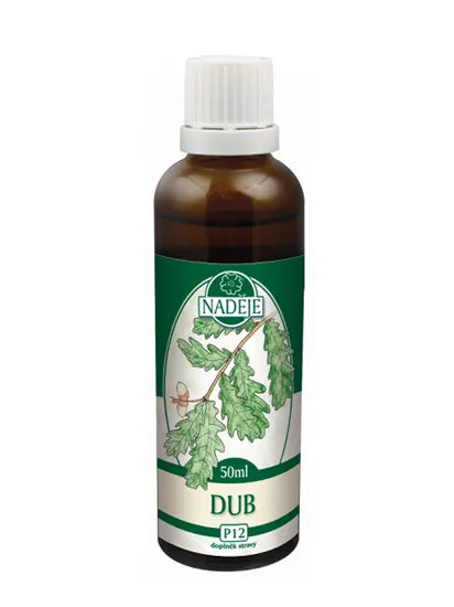 Naděje - Dub letní - tinktura z pupenů P12 50 ml