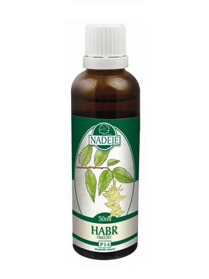 Naděje - Habr - tinktura z pupenů P14 50 ml