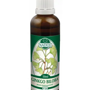Naděje - Jinan dvoulaločný GINKGO BILOBA - tinktura z pupenů P20 50 ml
