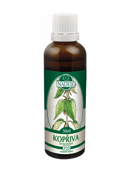 Naděje - Kopřiva dvoudomá - tinktura z pupenů P25 50 ml