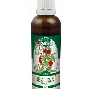 Naděje - Lesní bez hroznatý - tinktura z pupenů P27 50 ml