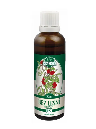 Naděje - Lesní bez hroznatý - tinktura z pupenů P27 50 ml