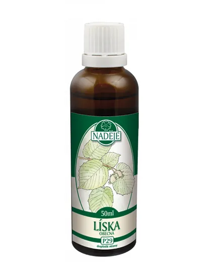 Naděje - Líska obecná - tinktura z pupenů P29 50 ml