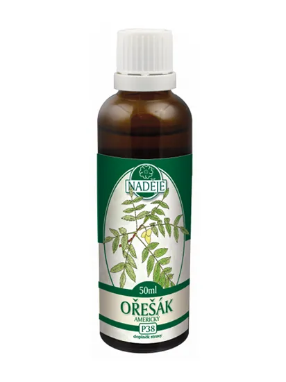Naděje - Ořešák americký, černý - tinktura z pupenů P38 50 ml