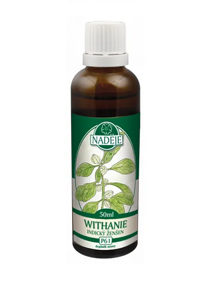 Naděje - Ženšen indický - Withanie - tinktura z pupenů P61 50 ml