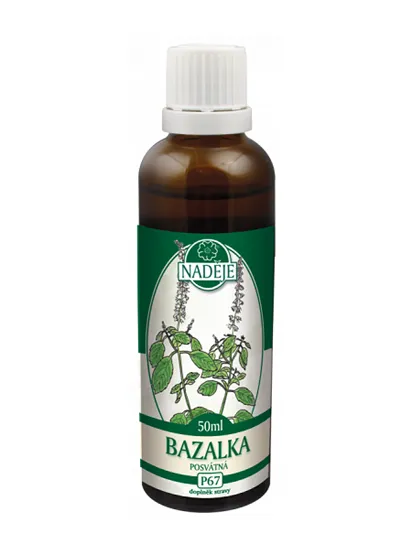 Naděje - Bazalka posvátná - tinktura z pupenů P67 50 ml