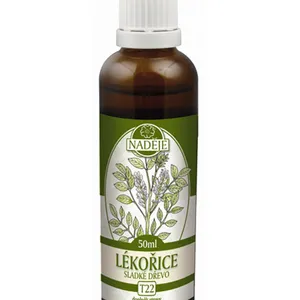 Naděje - Lékořice /sladké dřevo/ - tinktura z byliny T22 50 ml