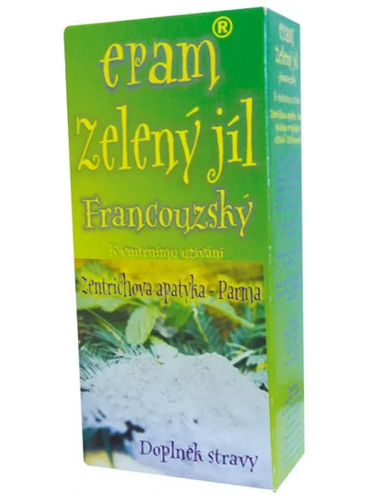 Epam - Francouzský zelený jíl sypký prášek 170 g