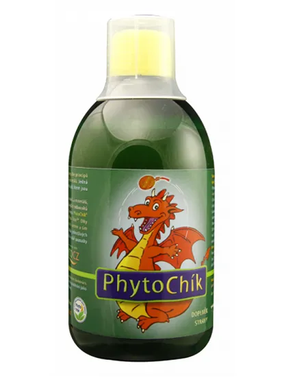 PhytoChík - Čistě přírodní bylinný sirup pro děti posilující imunitu s vitamíny a minerály 480 ml