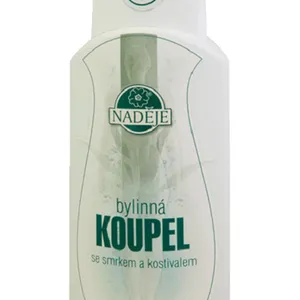 Naděje - Bylinná koupel se smrkem a kostivalem - Klouby a záda VK02 250 ml