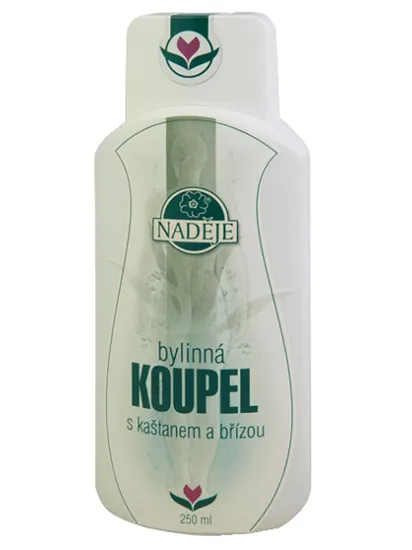 Naděje - Bylinná koupel s kaštanem a břízou - Lymfatický systém VK06 250 ml