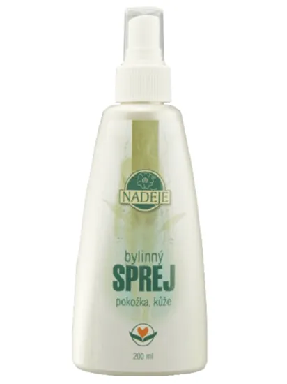 Naděje - Bylinný sprej - Pokožka a kůže na podporu kožního aparátu VKS1 200 ml