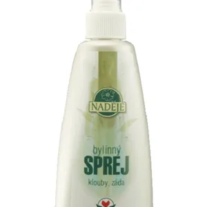 Naděje - Bylinný sprej se smrkem a kostivalem - Klouby a záda VKS2 200 ml