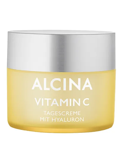 Alcina - Vitamín C Denní krém s hyaluronem - pro zářivou a svěží pleť 50 ml