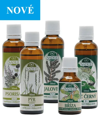 Naděje - Doplněk z bylin pro pročištění těla NK10 225 ml
