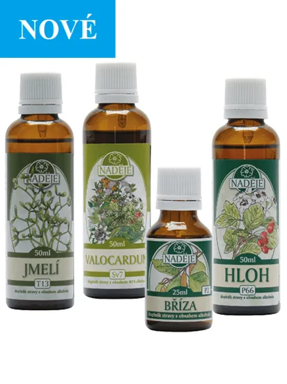 Naděje - Doplněk z bylin pro harmonizaci kardiovaskulární soustavy NK31 175 ml