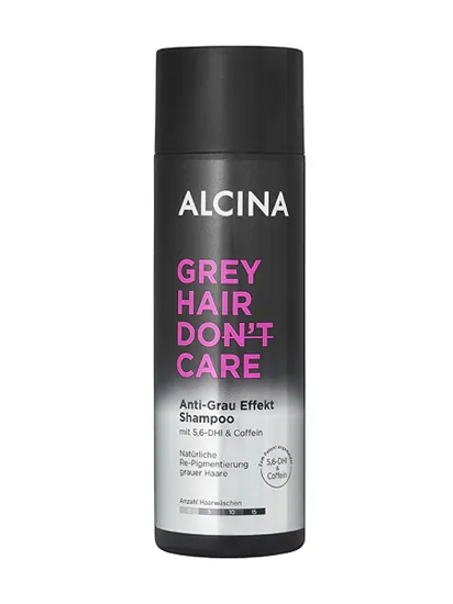 Alcina - Grey Hair Don’t Care šampon co postupně a trvale kryje šediny 200 ml