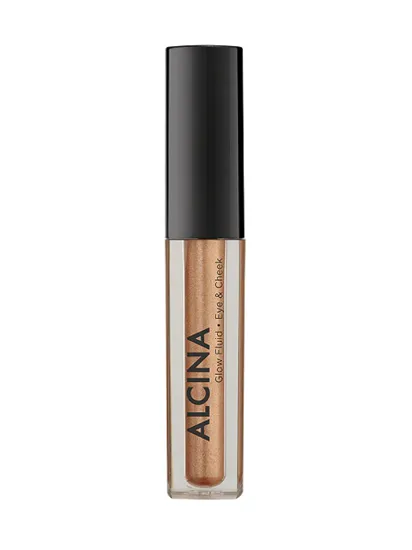Alcina - Oční stíny a rozjasňovač v jednom - Glow Fluid – Bronze - 1 ks